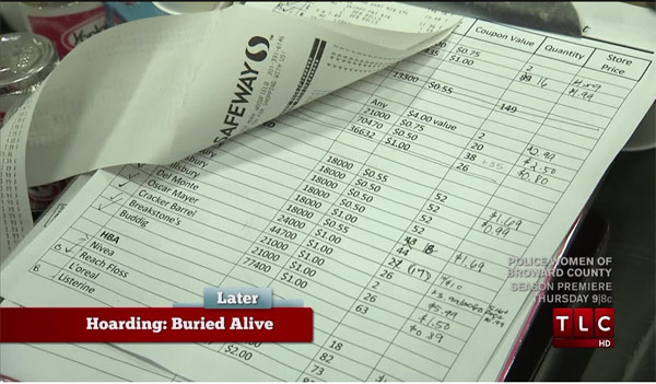 Was coupon fraud shown on TLC’s Extreme Couponing?