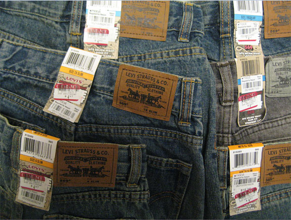 Think like a couponer! 6 pairs of Levi’s for under $10…