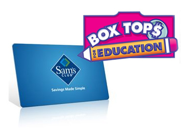 $25 Sam’s Club Gift Card / Box Tops for Education Giveaway