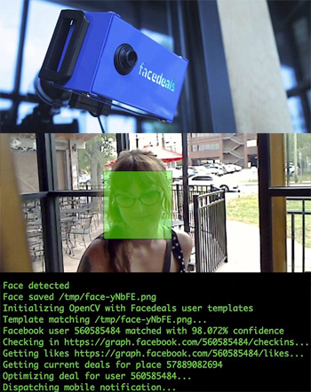 Facebook’s “Facedeals” recognizes your face when you enter stores, restaurants – then offers coupons