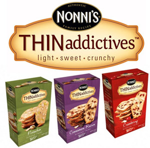 GIVEAWAY: Three boxes of Nonni’s THINaddictives Biscotti Cookies!