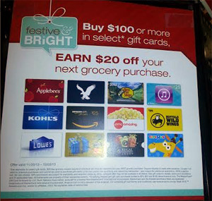 Reminder: Jewel-Osco moneymaker gift card deal ends December 3rd