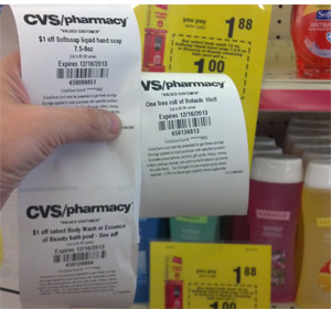 Some notes from shopping CVS today – body wash and soap deals got better, and Cottonelle wipes were FREE!