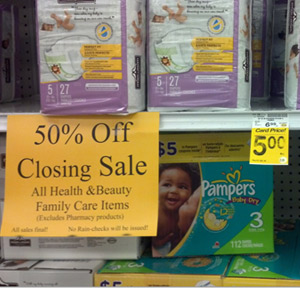 If you have a child in diapers… check your Dominick’s TONIGHT for $1.50 Luvs jumbo packs!