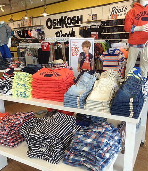 Shopping OshKosh B’gosh’s spring clothing collection