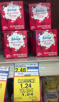 Possible .24 Febreze candles at Jewel-Osco