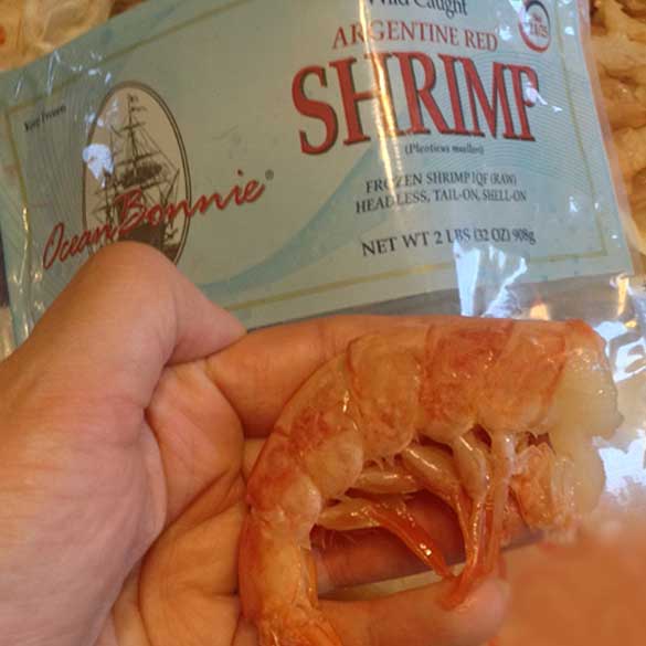 Meijer’s Argentine red shrimp are fantastic!