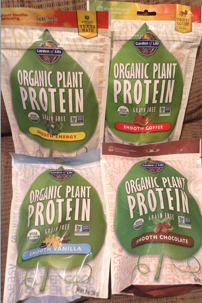 GIVEAWAY: Garden of Life Organic Plant Protein supplement powder assortment