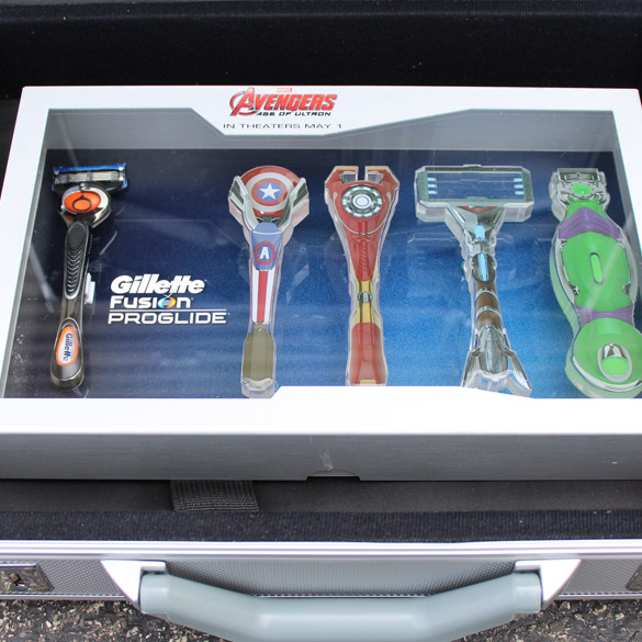 Avengers: Age of Ultron Gillette razors have taken over our household