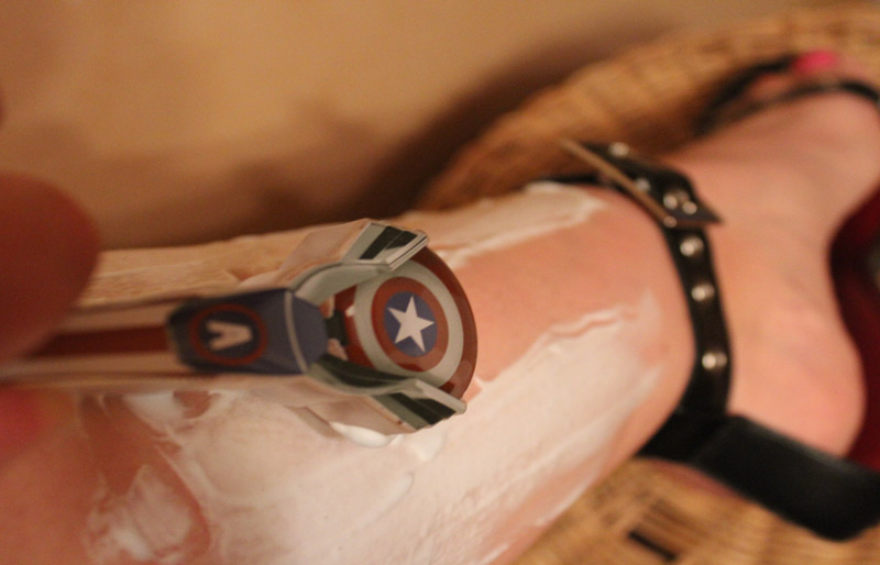 Captain America Avengers Gillette razors