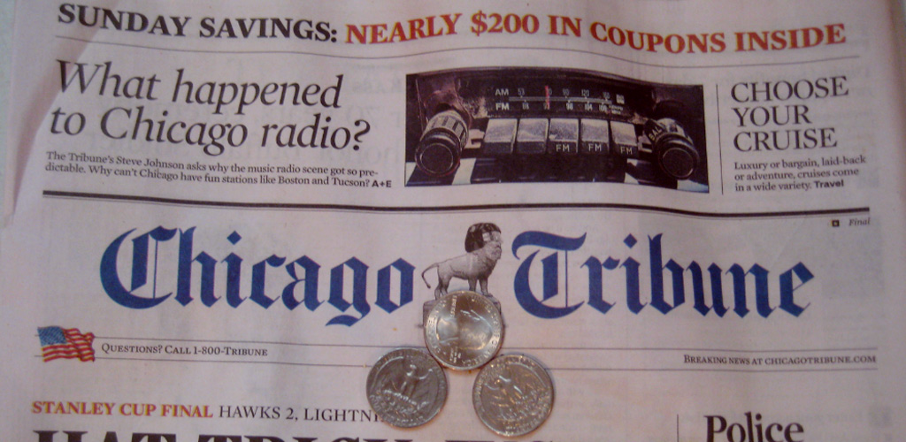 Chicago Tribune Sunday Delivery Get Those S For 75 Week Jill Cataldo