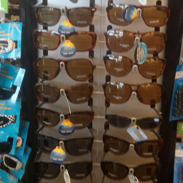 Go get yourself some cheap sunglasses