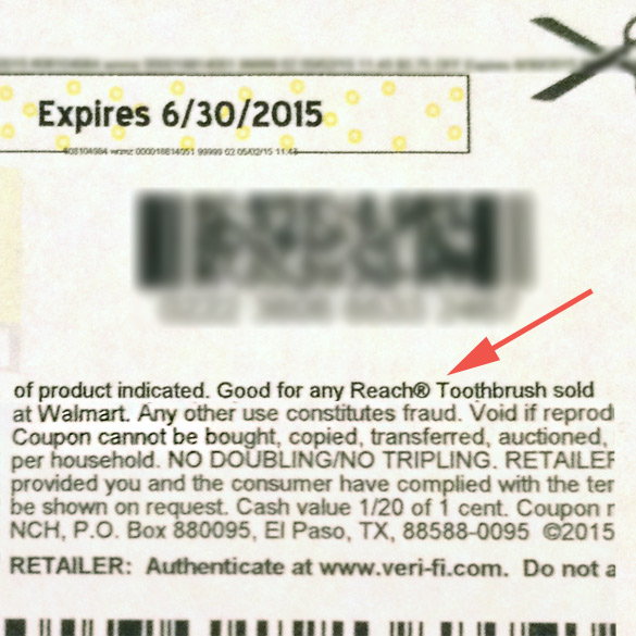 “Redeemable at Walmart” printable coupon: Now fraud to redeem anywhere else