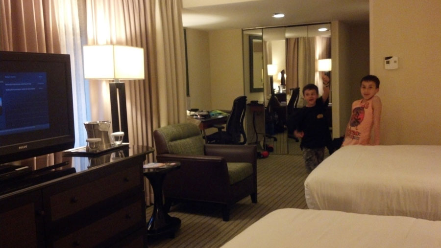 Room at Disney Hilton