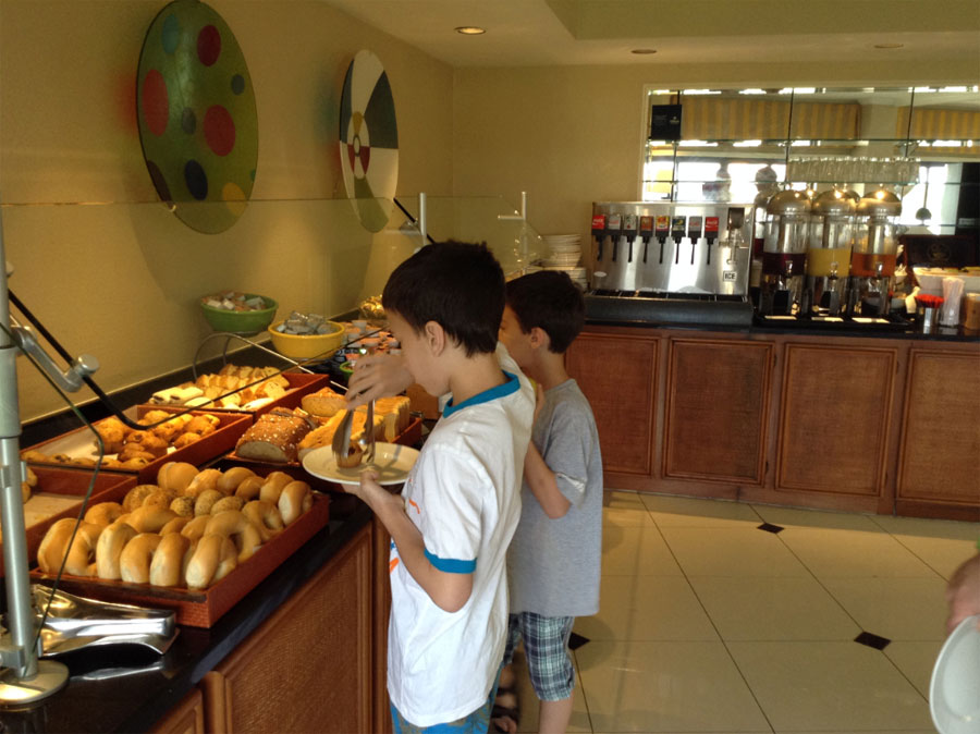 Breakfast at Disney Hilton