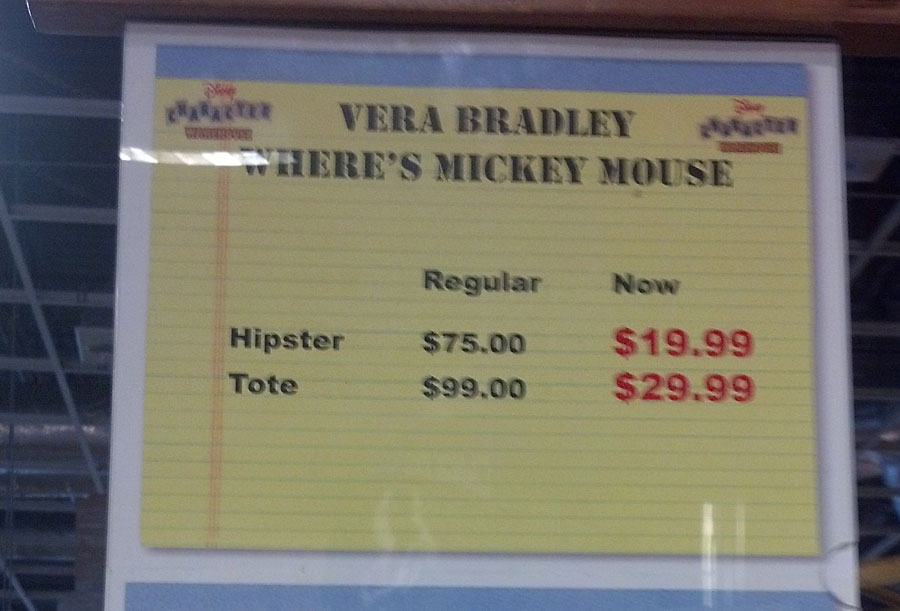 Disney Character Warehouse Vera Bradley