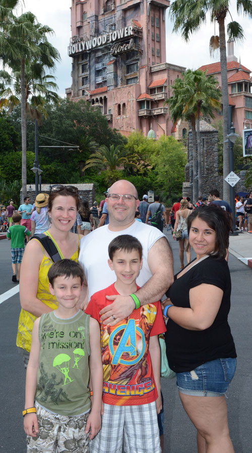 Cataldo family at Walt Disney World
