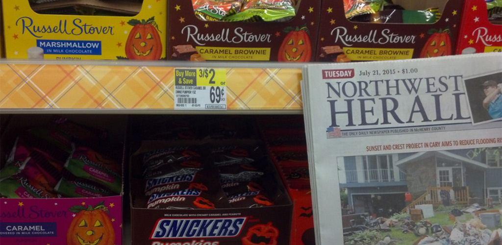 October in July: Walgreens already stocking Halloween candy - Jill Cataldo