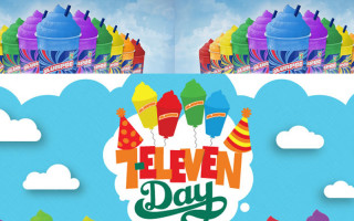 It’s 7-11! FREE Slurpees at 7-Eleven today til 7:00pm!