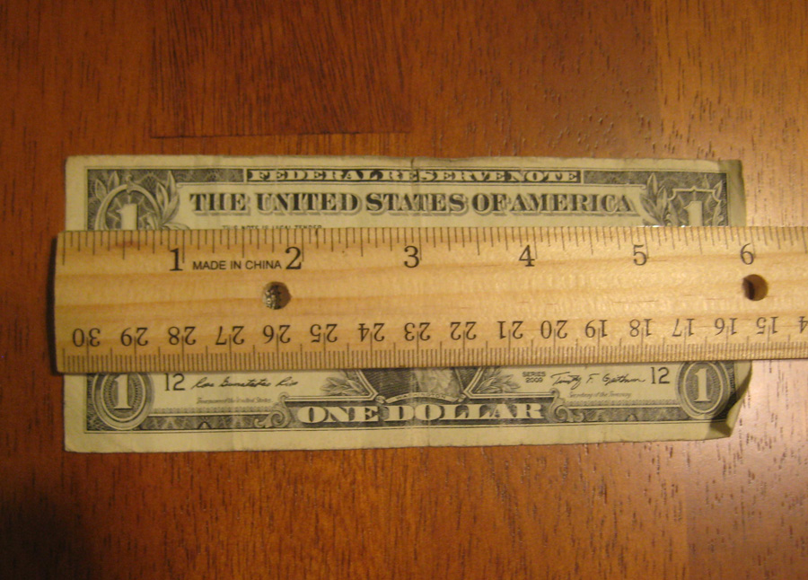 dollar ruler