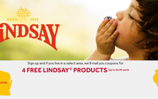 Four FREE Lindsay olives products for Illinois/Wisconsin shoppers