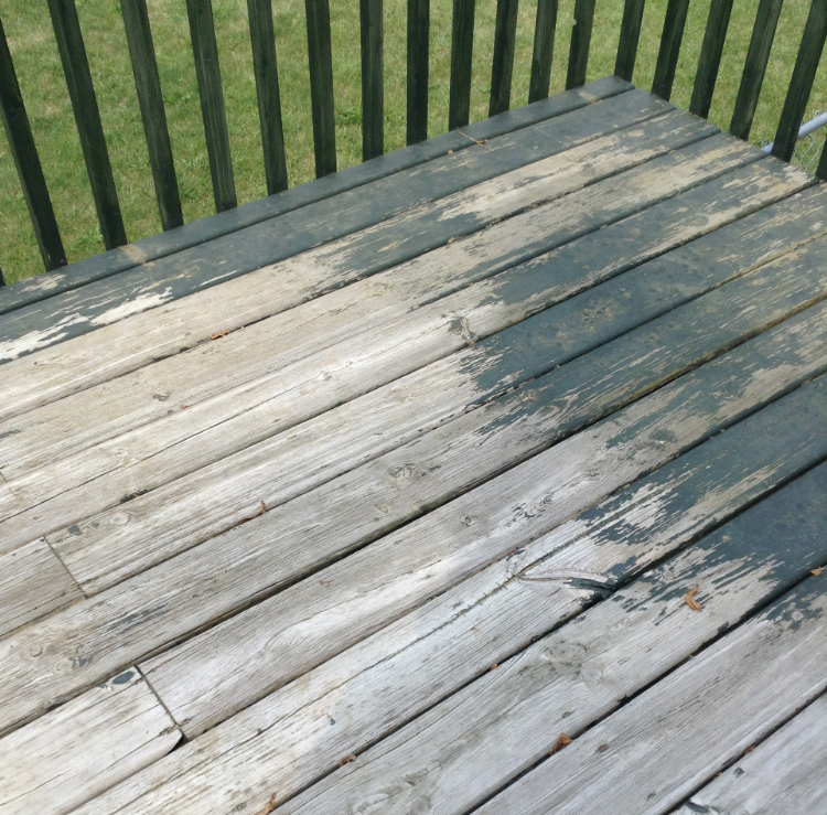 bad deck stain