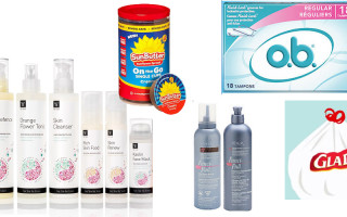 FREE Samples for you: SunButter, o.b. tampons, Glad trash bags, skin & hair care!