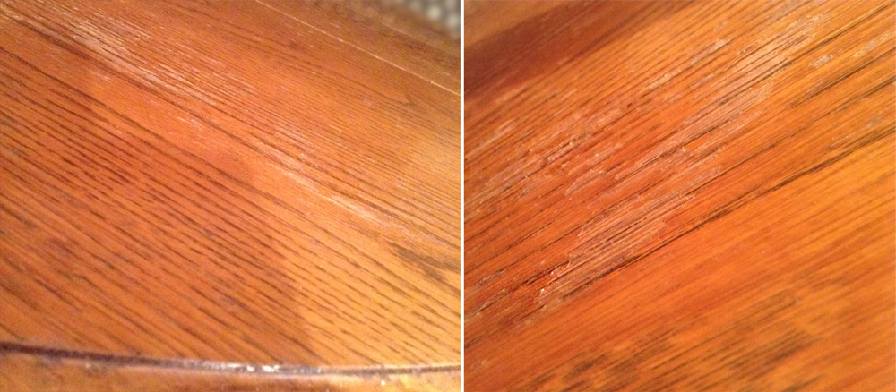 Glass Top On Our Wooden Kitchen Table, How To Protect Wood Table Top From Scratches