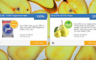 SavingStar Healthy Offer: 20% off pears plus FREE York pattie