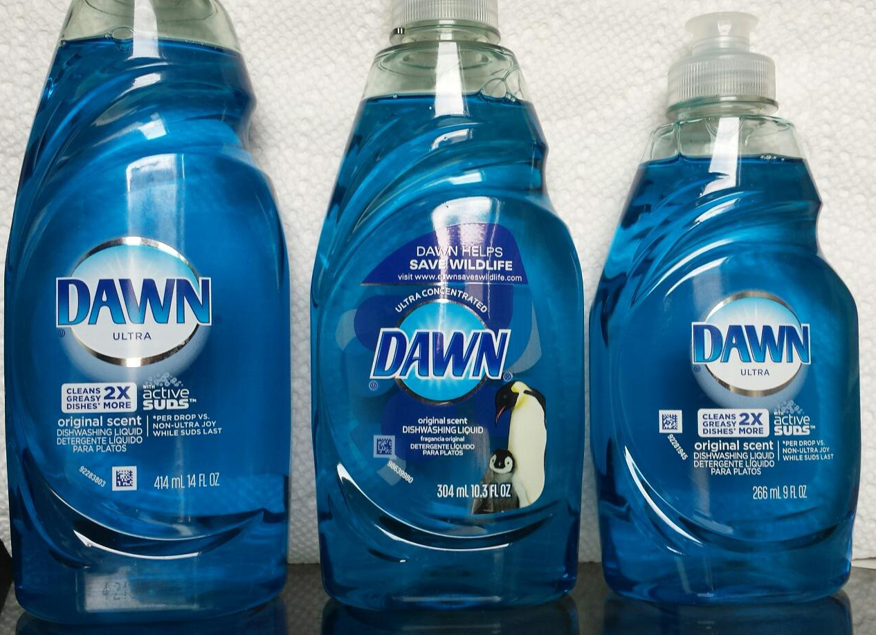 three dawn detergents