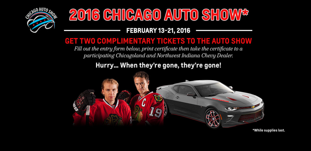 FREE Chicago Auto Show tickets while they last Jill Cataldo
