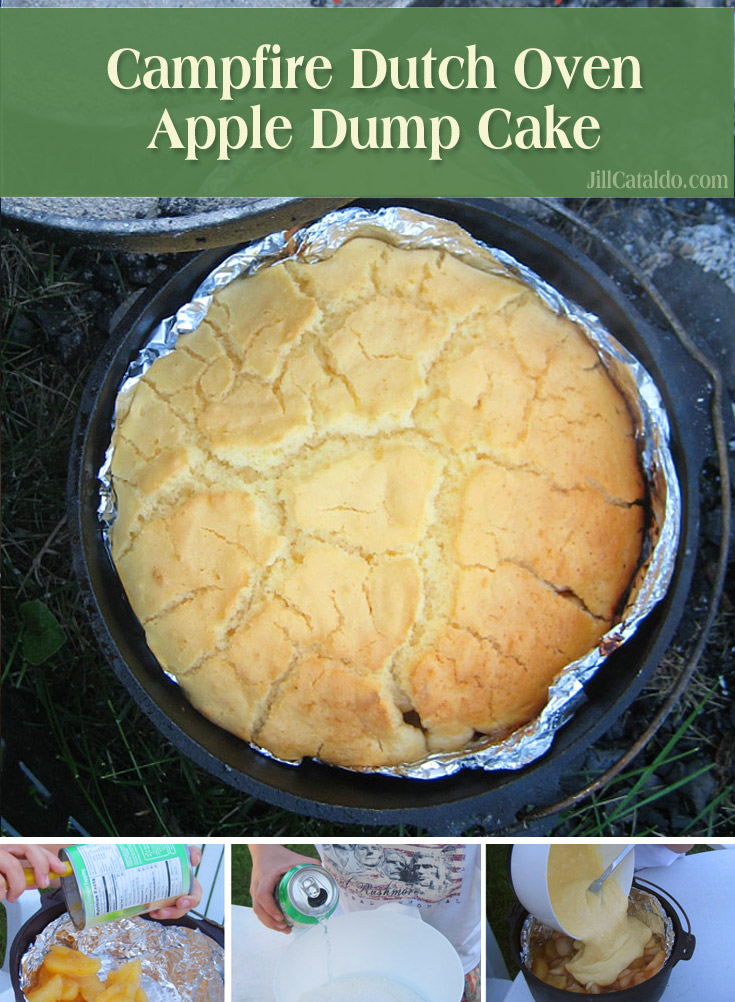Campfire Dutch Oven Apple Dump Cake