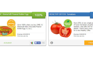 New SavingStar offers: 20% off tomatoes and FREE Reese’s egg