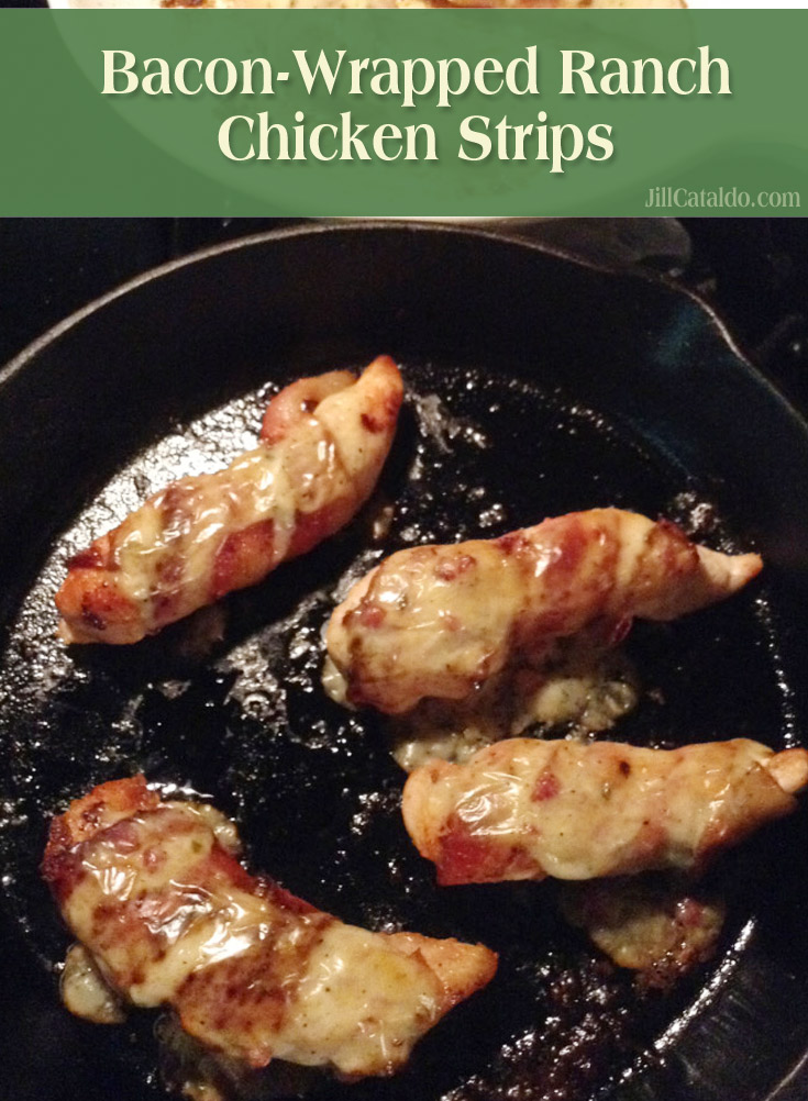 Bacon-Wrapped Ranch Chicken Strips