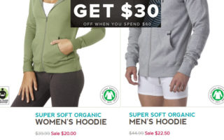 Pact 100% cotton adult zipper hoodie sweatshirts as low as $10 each!