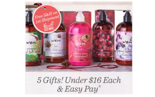 QVC: 5-piece Wen holiday set: Just $15.98 per bottle!