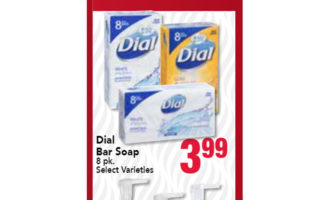 Print now for $1.91 Dial soap 8-packs at Jewel