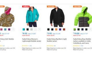 $5.95-$10 winter coat clearance at Walmart!