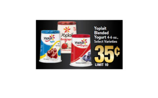 Print this coupon for .25 Yoplait yogurt cups at Jewel