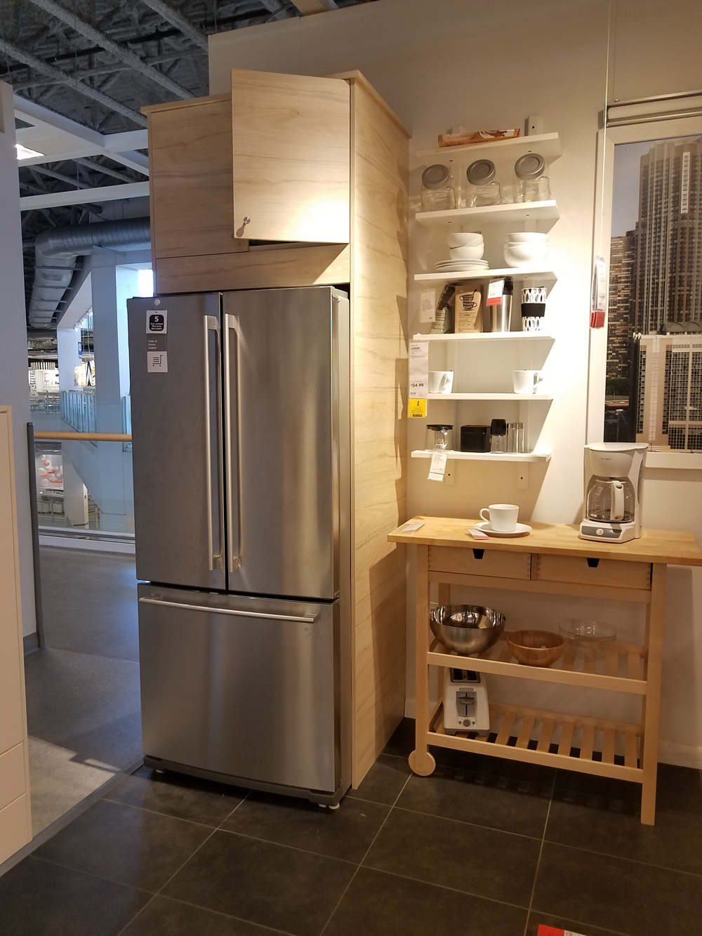 Jill Cataldo, Ikea Refrigerator Cabinet Installation