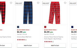 JC Penney Pre-Black Friday Sales are live: $4.99 pajama pants!