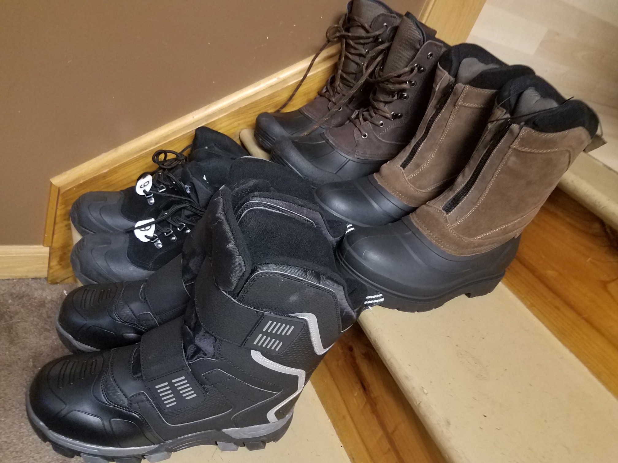 winter boot clearance at Meijer 
