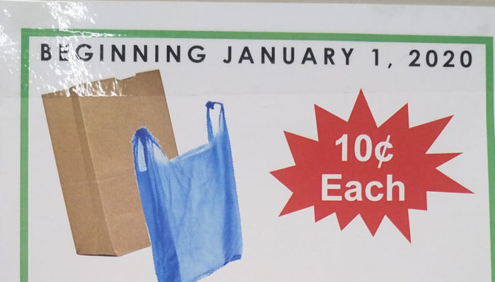 Woodstock, Illinois has a new .10 shopping bag tax