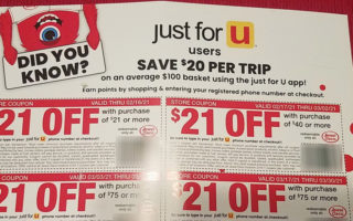 High-value $21 Jewel-Osco coupons on new postcard